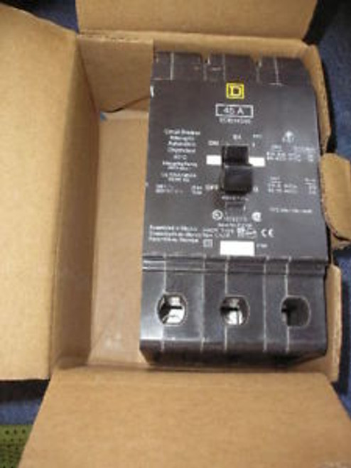Square D 45 Amp Circuit Breaker Mod # Edb34045 Nib