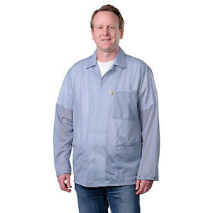 Desco 73896 Statshield Smock Jacket with Snaps Grey 3XLarge