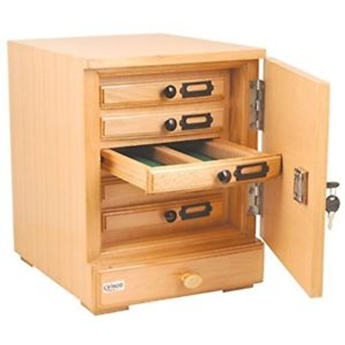 Eisco Bi0123A Wooden Slide Cabinet 5 Drawers 500 Capacity Total