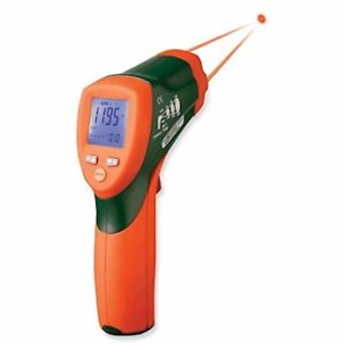 Extech 42509 Dual Laser Infrared Thermometer With Color Alert Screen (12: 1)