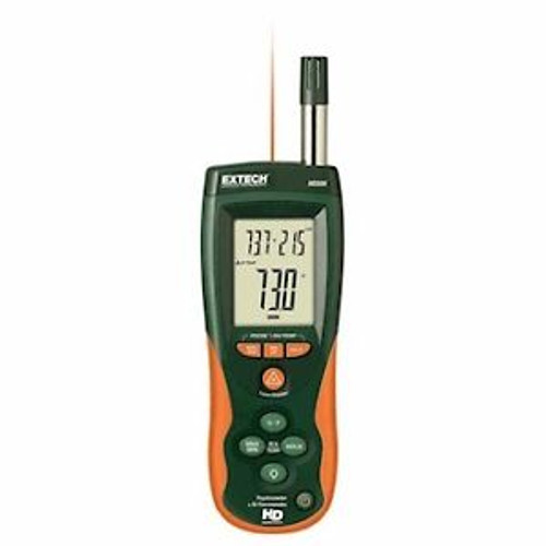 Extech Hd500 Heavy-Duty Thermohygrometer With Infrared Thermometer