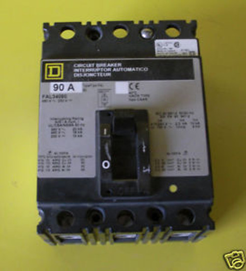 90 Amp Square D Circuit Breaker Interrupter 250-480Volt