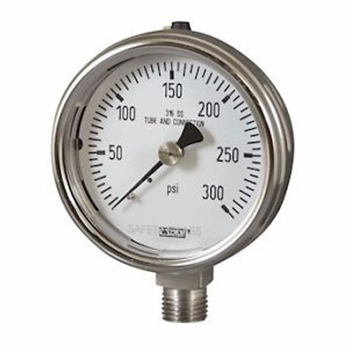 Wika 232.54 2.5 Industrial Stainless Steel Gauge 0 To 300 Psi