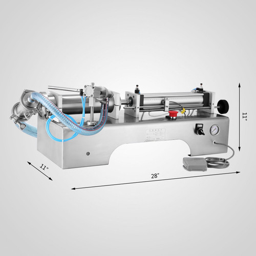 Single Head Pneumatic Liquid Filling Machine 90-1000Ml Rotary Pressure Filler Us