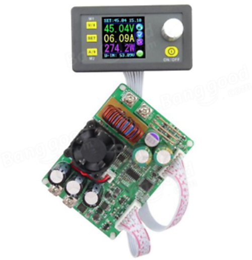 Programmable Supply Power Module With Integrated Voltmeter Ammeter Color