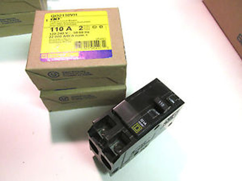 Nib .. Square D 110A Circuit Breaker Cat# Qo2100Vh ...  120/240V ...  L-07A