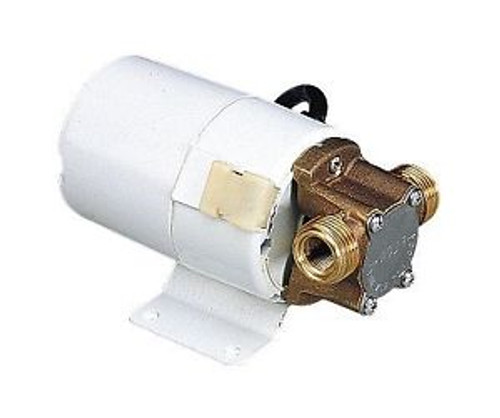 Moderate-Flow Flexible Impeller Pump Bronze/Nitrile 6.4 Gpm 18 Psi 12 Vdc