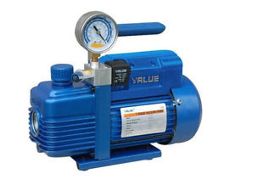 Single Stage Vacuum Air Pump For Vacuum Suction Filtration With Pressure Gauge