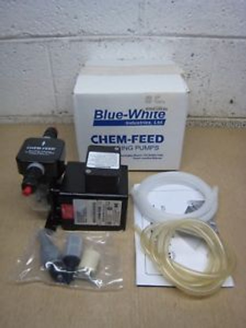 New Blue-White Chem-Feed C-6125P 30Psi 9.9Gph 115V Chemical Metering Pump