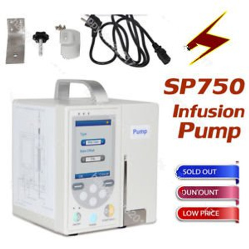 Contec 3.5 Tft Lcd Sp750 Infusion Pump Real-Time Alarm Rechargable Battery New