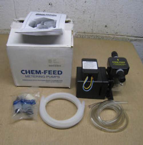 Sealed Blue-White Chem-Feed C-6125P 30Psi 9.9Gph 115V Chemical Metering Pump