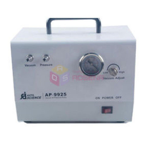 220V Handheld Lab Oil Free Diaphragm Vacuum Pump Ap-9925 25L/M Pressure Adjust