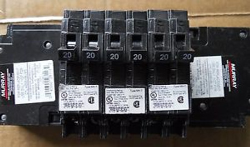 10 Murray Mp2020N Circuit Breakers Twin Breakers 20A Tandem 1 Pole