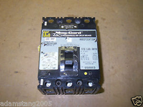 Square D Fal Fal3610016M Circuit Breaker 3 Pole 100 Amp Gray Label Fal36100