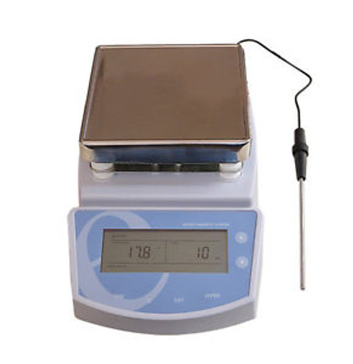 Digital Hot Plate Magnetic Stirrer Electric Heating Mixer Temperature 300 Lab
