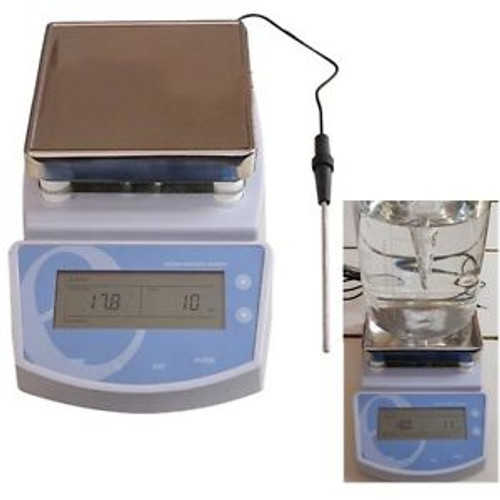 Digital Hot Plate Magnetic Stirrer Electric Heating Mixer Max Temperature 300+