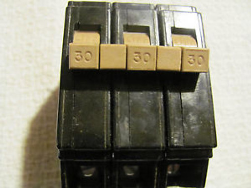 New Cutler- Hammer  30 Amp  3 Pole  Circuit Breaker Cat # Ch330