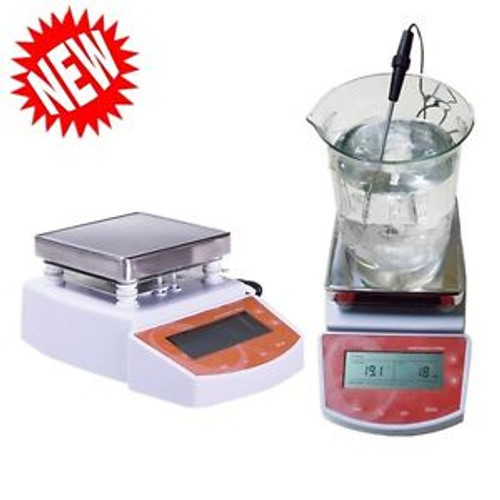 Lab Use ++Hot Plate Magnetic Stirrer Electric Heating Mixer Adjustable Max 400