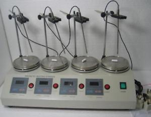 4 Heads Multi Unit Digital Thermostatic Magnetic Stirrer Hotplate Mixer A