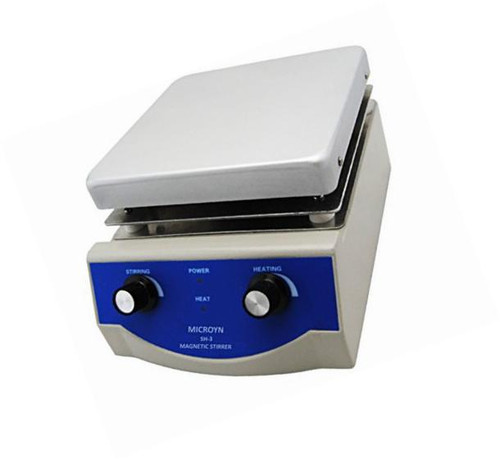 Sh-3 Analog Laboratory Magnetic Stirrer Hot Plate 17Cm X 17Cm Panel 500W