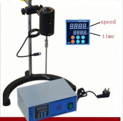 Jj-1B Precision Force Electric Digital Lab Stirrer Mixer 100W W/ Stirring Rod