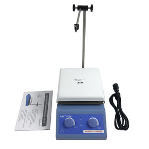 Sh-4 Hotplate Magnetic Stirrer 19X19Cm Ceramic Top Plate 5000Ml Heavy Duty