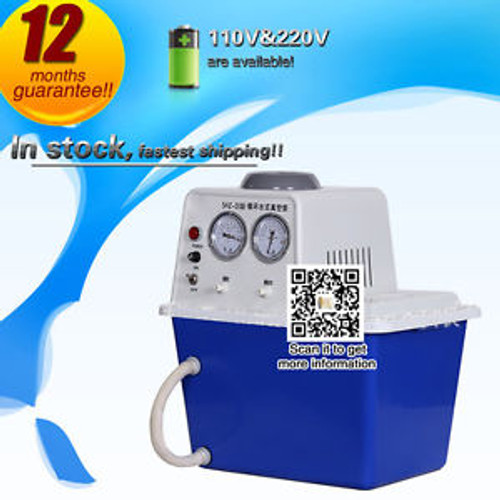 Water Circulating Multi-Purpose Vacuum Pump Air Drawing Rate 10L/Min110V/220V