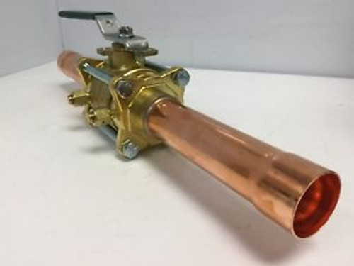 New Dancar Corporation L1625-Rc2 Gas Brass Ball Valve Copper Tube 1.625