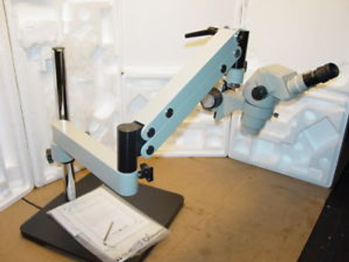 Vwr 6.5-45X Stereo Microscope Flexible Articulating Arm Stand / Light New In Box