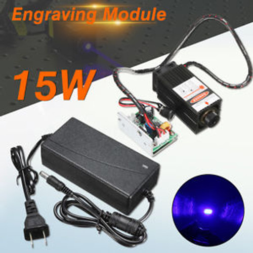 15W Laser Head Engraving Module Wood Marking Wood Cutter For Engraver W/Adaptor