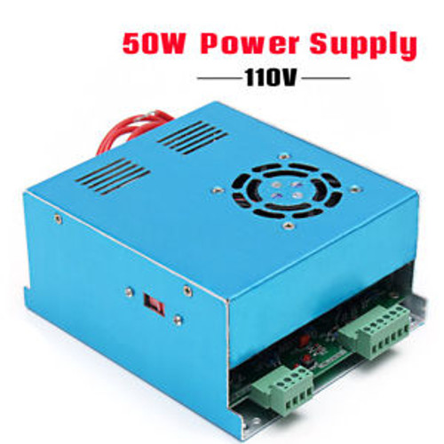 110V 50 Co2 Laser Power Supply Laser Engraving Cutting Engraver Machine Myjg-50