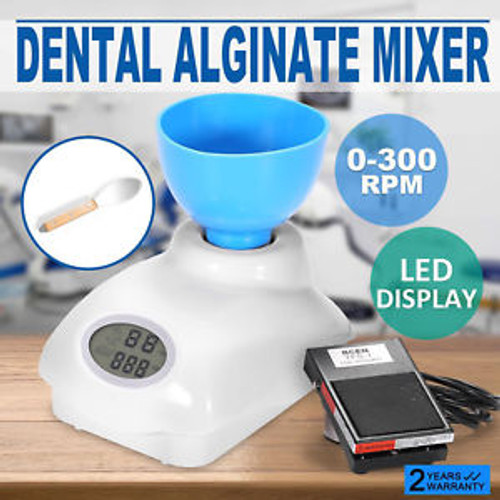 Dental Impression Alginate Material Mixer Led Display Lab Equipment 0-300Rpm/Min