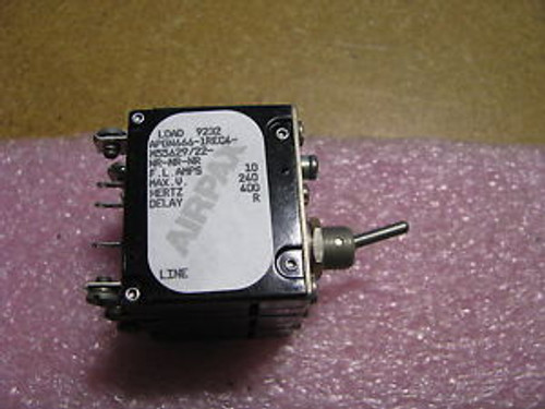 Airpax Circuit Breaker # M55629/22-Nr-Nr-Nr Nsn: 5925-01-264-7807 Apgn666-1Rec4