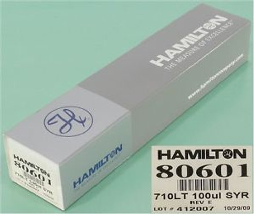 NEW HAMILTON 80601/Model 710 LT Syringe (100 L Needle NOT INCLUDED!)