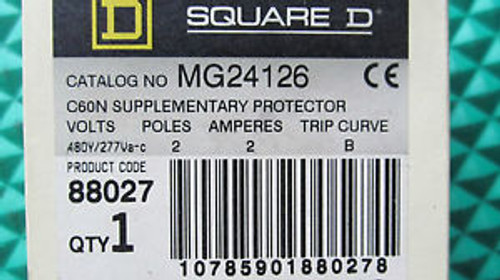 New In The Box Square D Mg24126 88027 Breaker