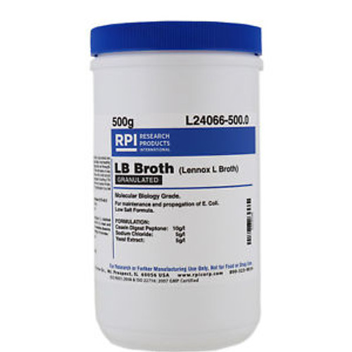 LB Broth Granulated [Lennox L Broth] 500 Grams