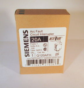 New In Box - Siemens Q120Afh Circuit Breaker -