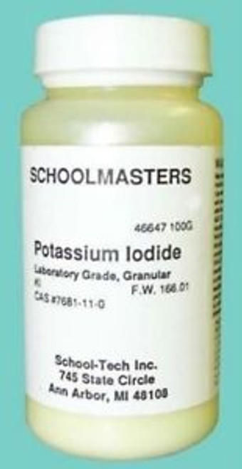 Potassium Iodide lab grade granular - 100g