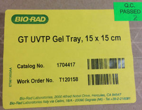 Biorad Sub-Cell Gt Uv Transparent Gel Tray 1704417