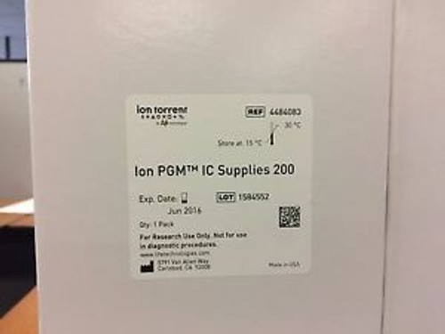 Ion Torrent Pgm Ic Supplies 200 4484083 Exp 6/16