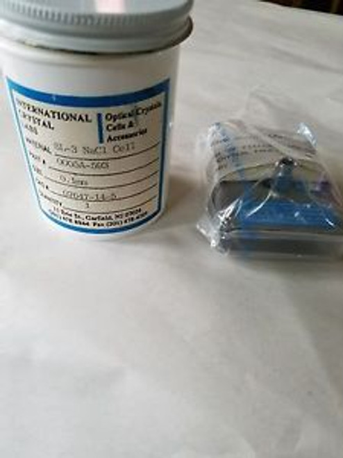 New International Crystal Lab Sl-3  Nacl Sealed Ir Liquid Cell  0005A-593 0.1Mm