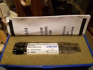 New Unicam Data Coded Hollow Cathode Lamp Ca No. S-45944  6Ma