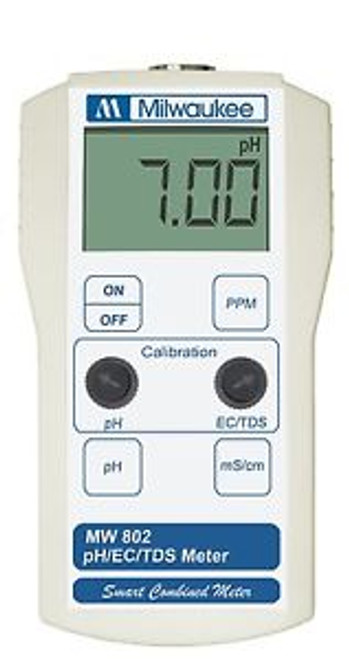 Milwaukee Instruments Mw802 Portable Ph / Conductivity / Tds Combination Meter