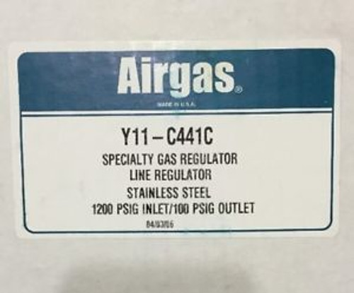 Airgas Specialty Gas Regulator Y11-C441C. New In Box.