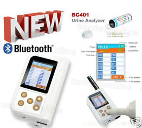 Contec Bc401 Portable Urine Analyzer Test Strips Usb Bluetooth 2.4 Lcd Usa Sale
