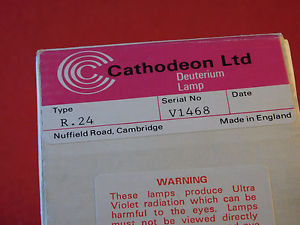 New Cathodeon Deuterium (Uv Source) Lamp R.24
