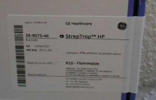 New Sealed Ge Healthcare Streptrap Sepharose Hp Column 5X1Ml Amersham Pharmacia