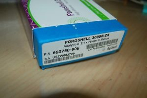 New Hplc  Column Agilent Poroshell Stablebond 300Sb C8 2.1 X 75 Mm  660750-906