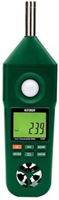 Humidity Temperature Air Velocity Light Sound Environmental Meter Detector New