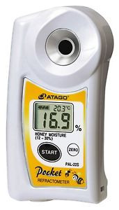 New!! Atago Pocket Refractometer Pal-22S Honey Moisture Meter 12-30% Digital